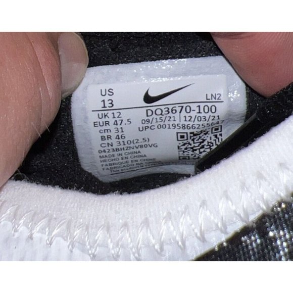 Nike Vapor Edge Pro 360 Mens Football Cleats Size 13 Gray White Black - Picture 8 of 8